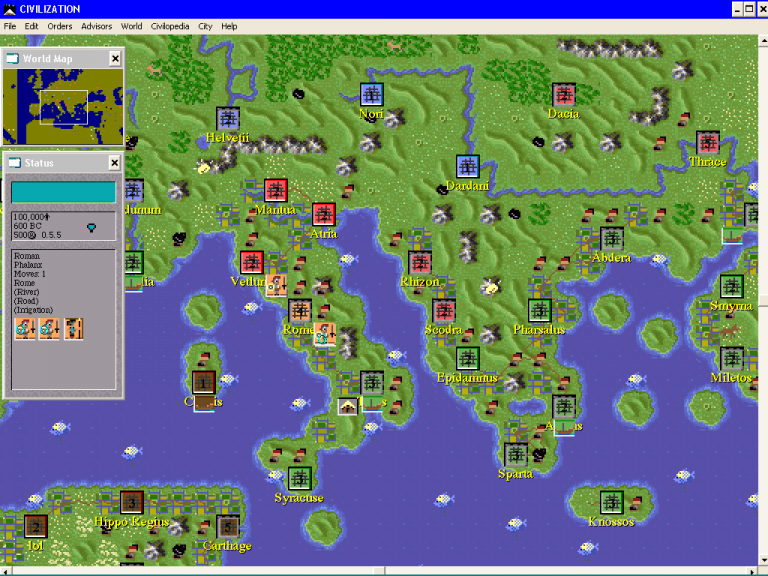civ 5 in game map editor