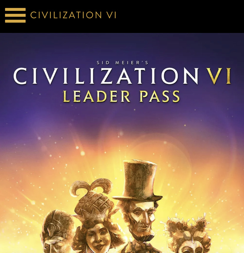 New Civilization 6 DLC: Leader Pass - CivFanatics