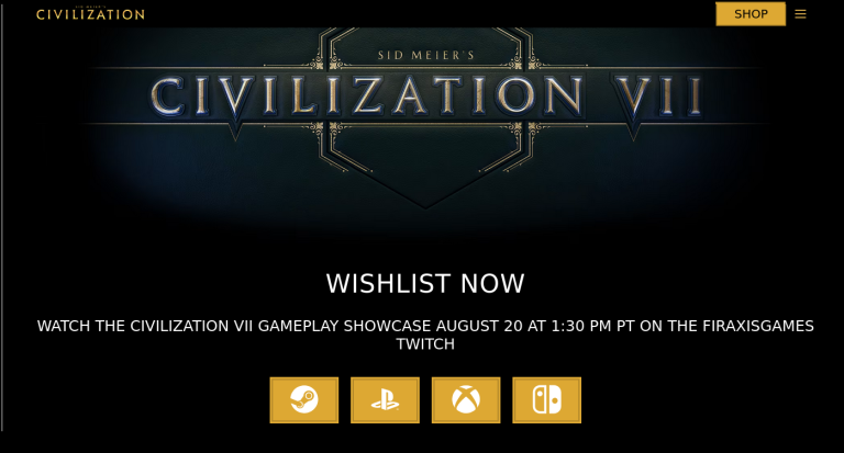 Civilization 7 gameplay showcase on August 20, 1:30 PM Pacific time ...